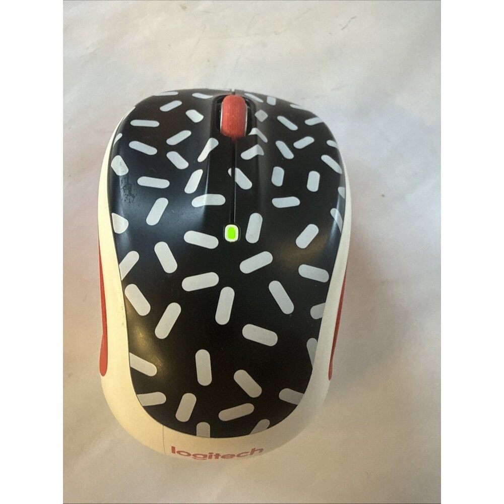 Logitech M325C Wireless USB Mouse Red, Black, & White Design - Picture 6 of 8